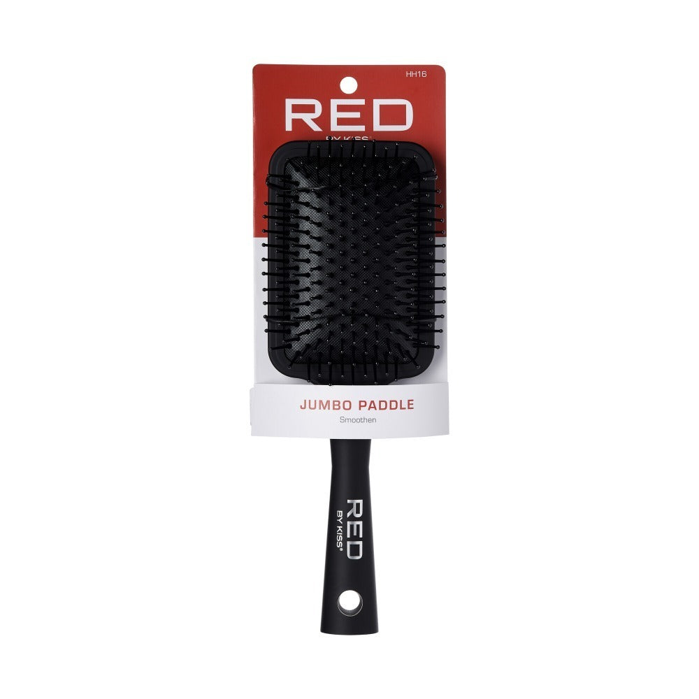 RED by KISS Jumbo Paddle Brush - (BSH03) RED Prof. Jumbo Paddle BSH official pack