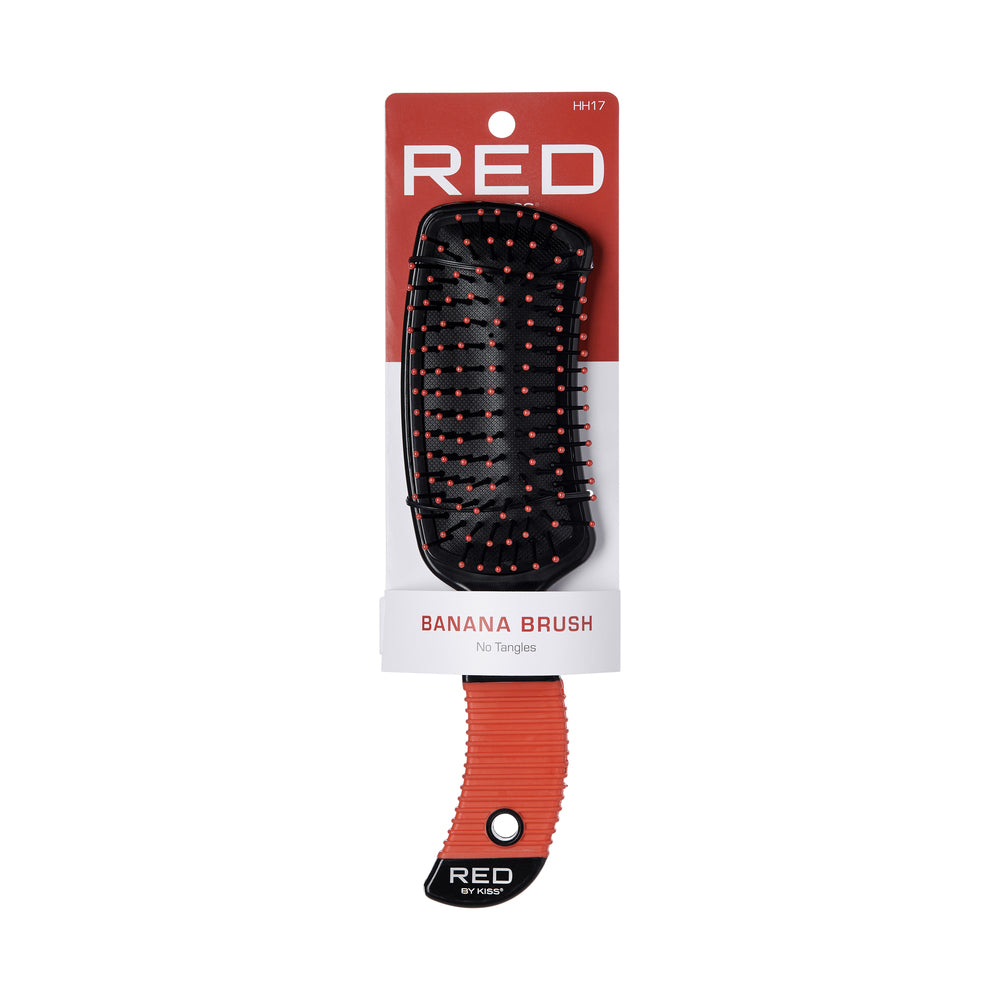 Red by Kiss Professional Banana Brush — official pack HH17 from ivyusa.com