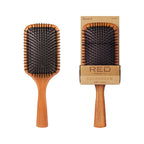Red by Kiss Wooden Paddle Brush Detangling Hairbrush With Long Bristles 109.0 g — official pack HH200 from ivyusa.com