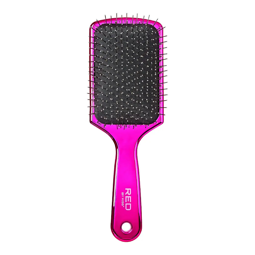 Red by Kiss Wig Brush Anti-Static & Anti-Frizz For All Hair Types Stainless St — official pack HH215 from ivyusa.com