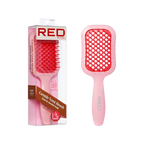 RED by KISS Gentle Wet & Dry Vent Heat-Resistant Brush - Soft Pink official pack