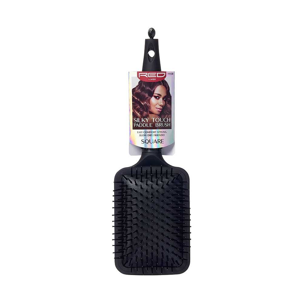 RED by KISS Rubberized Paddle Brush - Square / Jumbo official pack