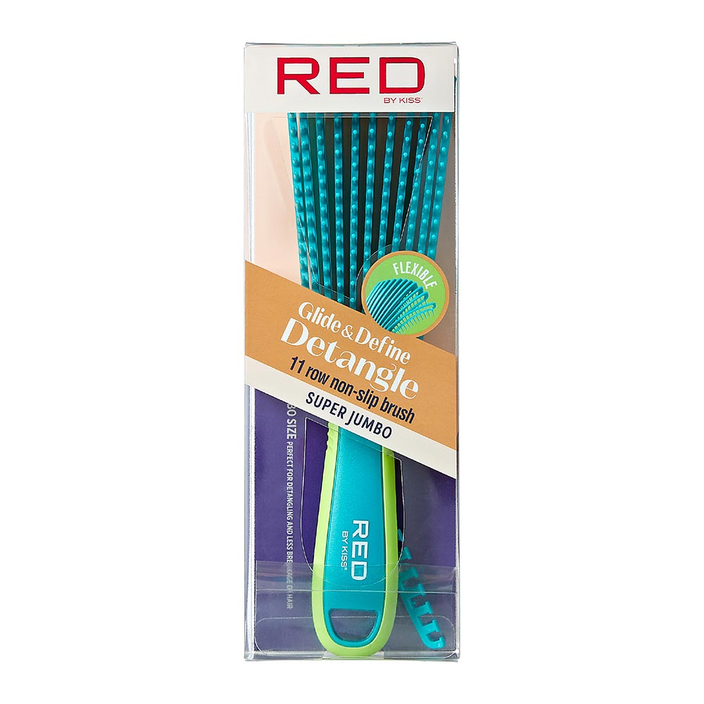RED by KISS EZ Glide Detangling Brush - Jumbo official pack