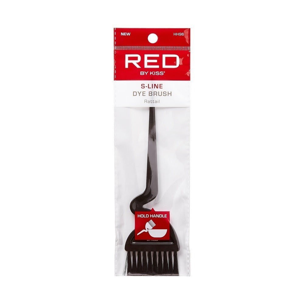 Red by Kiss S Line Dye Brush — official pack HH96 from ivyusa.com