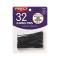 Red Kiss Jumbo Hair Pins 3 32 Pcs Black — official pack HIP07 from ivyusa.com