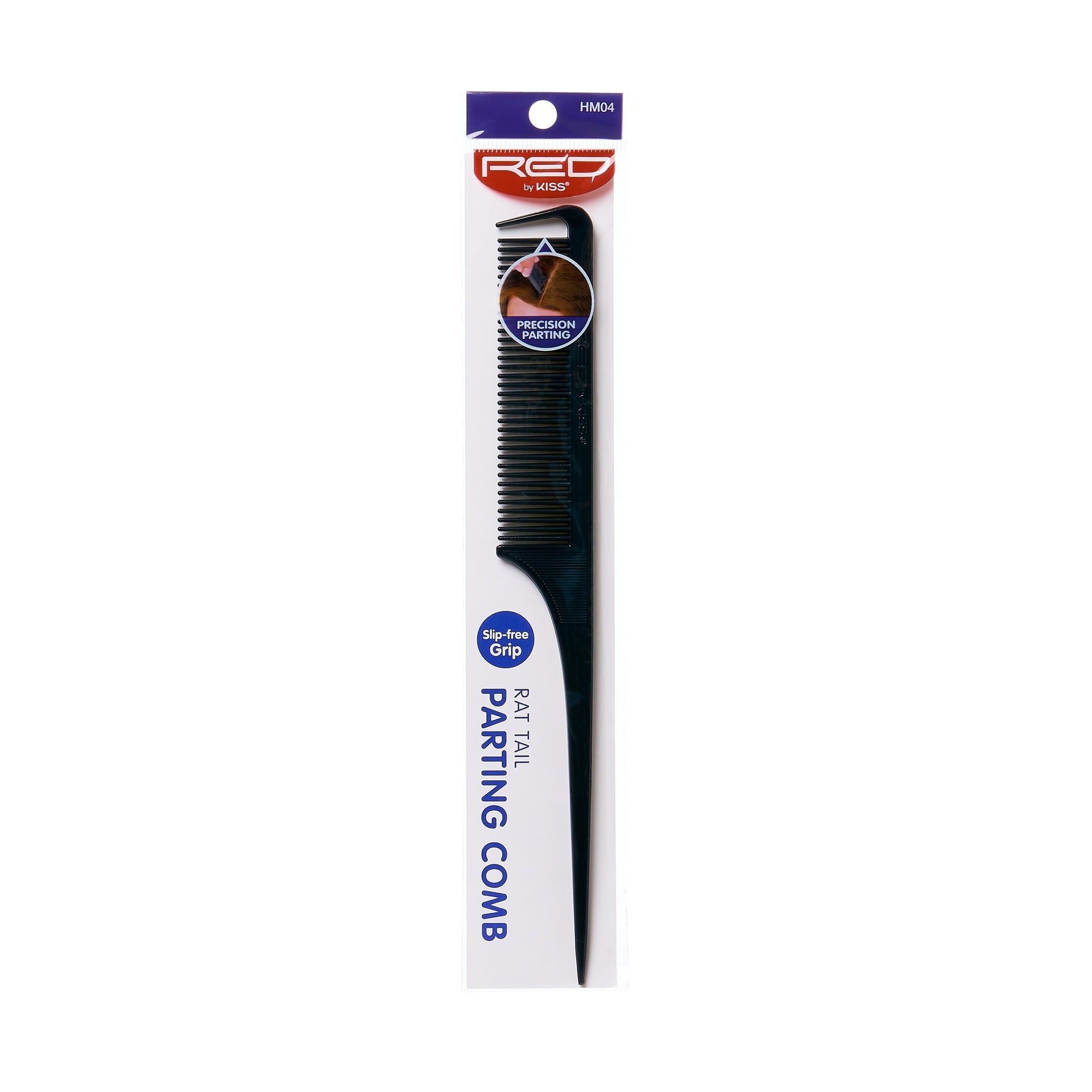 RED by KISS Parting Pin Tail Comb - RED Parting Pin Tail Comb official pack
