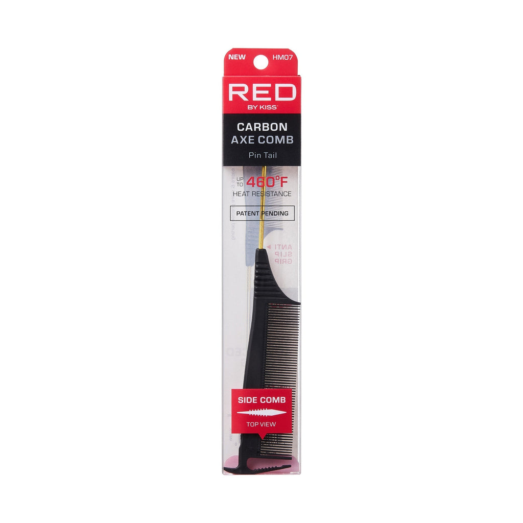 RED by KISS Carbon Axe Parting Comb official pack