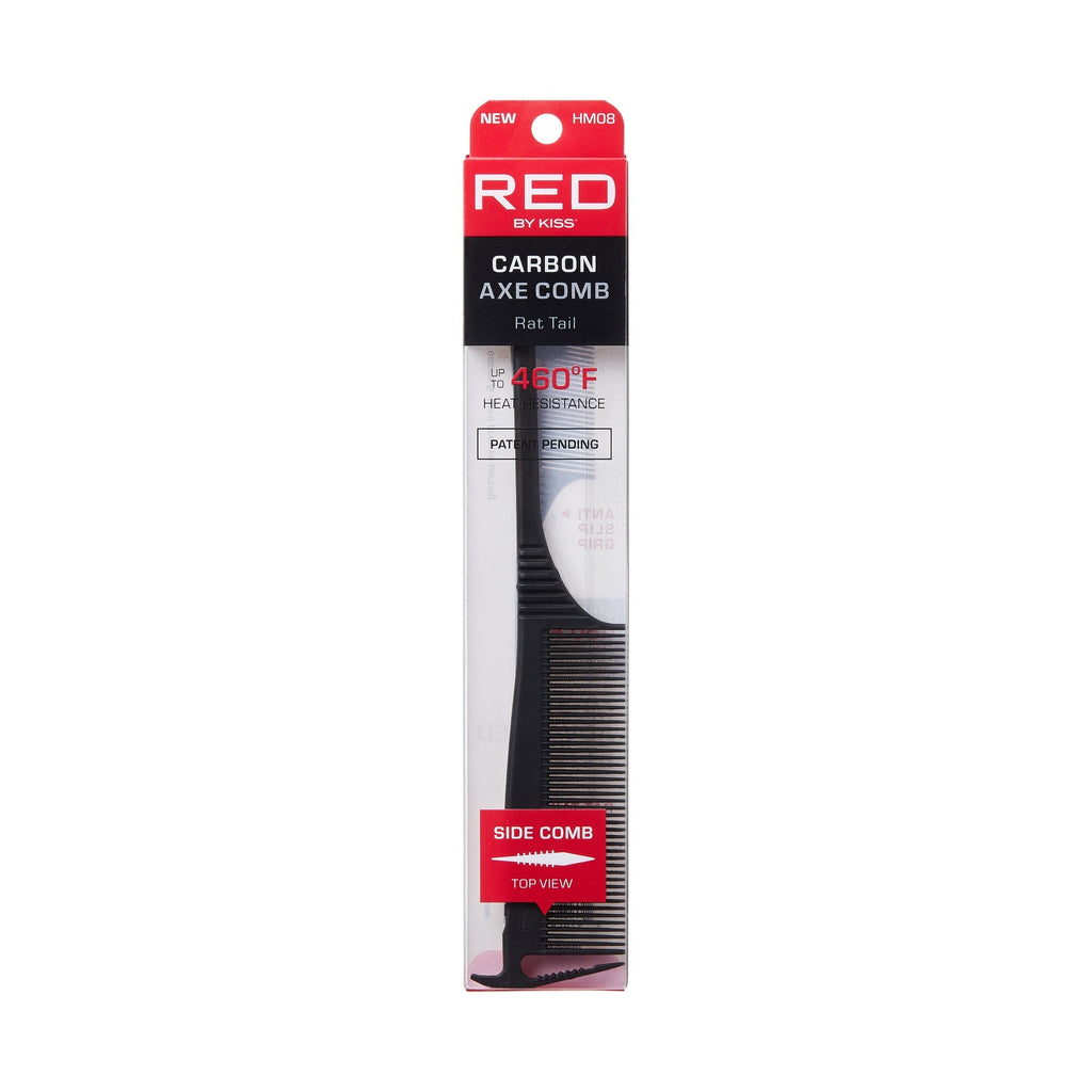 RED by KISS Carbon Axe Parting Comb official pack