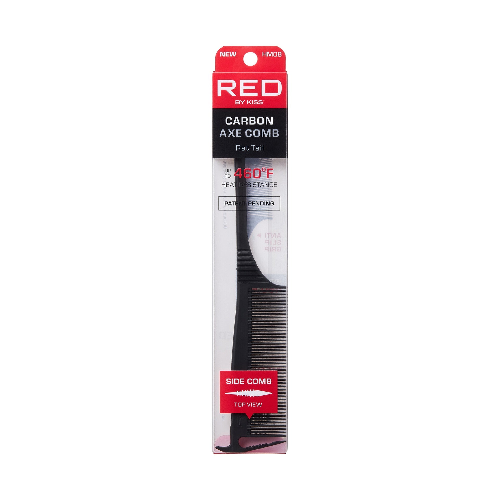 RED by KISS Carbon Axe Parting Comb official pack