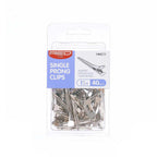 RED by KISS Silver Single Prong Clip 1 3/4" - 40pcs official pack