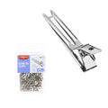 RED by KISS SIlver Slide-In Clip 1 3/4" - 40pcs official pack
