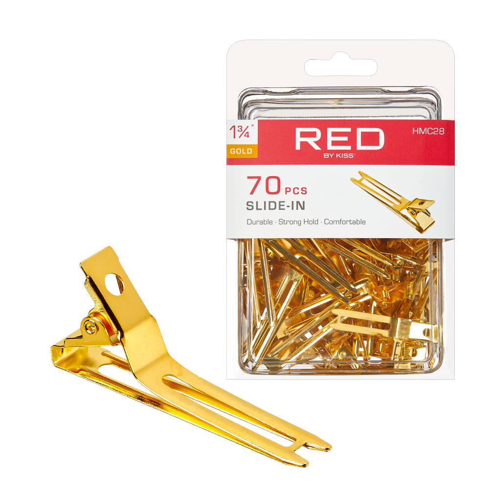 RED by KISS Gold Slide-In Clip 1 3/4" official pack