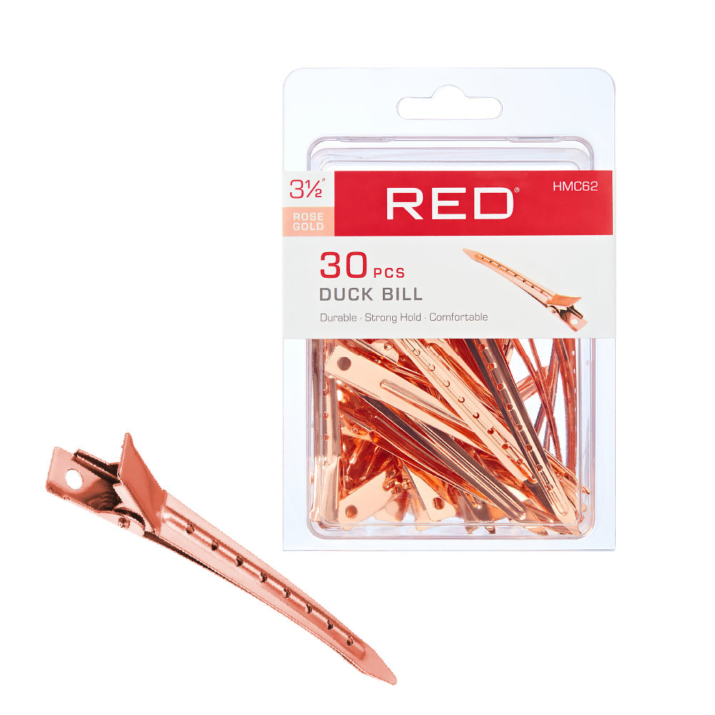 RED by KISS Duck Bill Clips 3 1/2" official pack