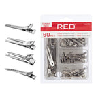 RED by KISS Metal Hair Sectioning Clip Combo official pack