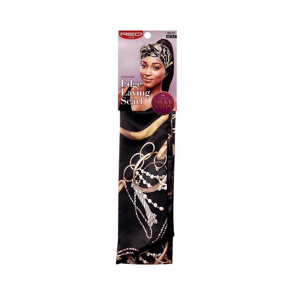 RED by KISS Silky Satin Edge Laying Scarf - Luxury official pack