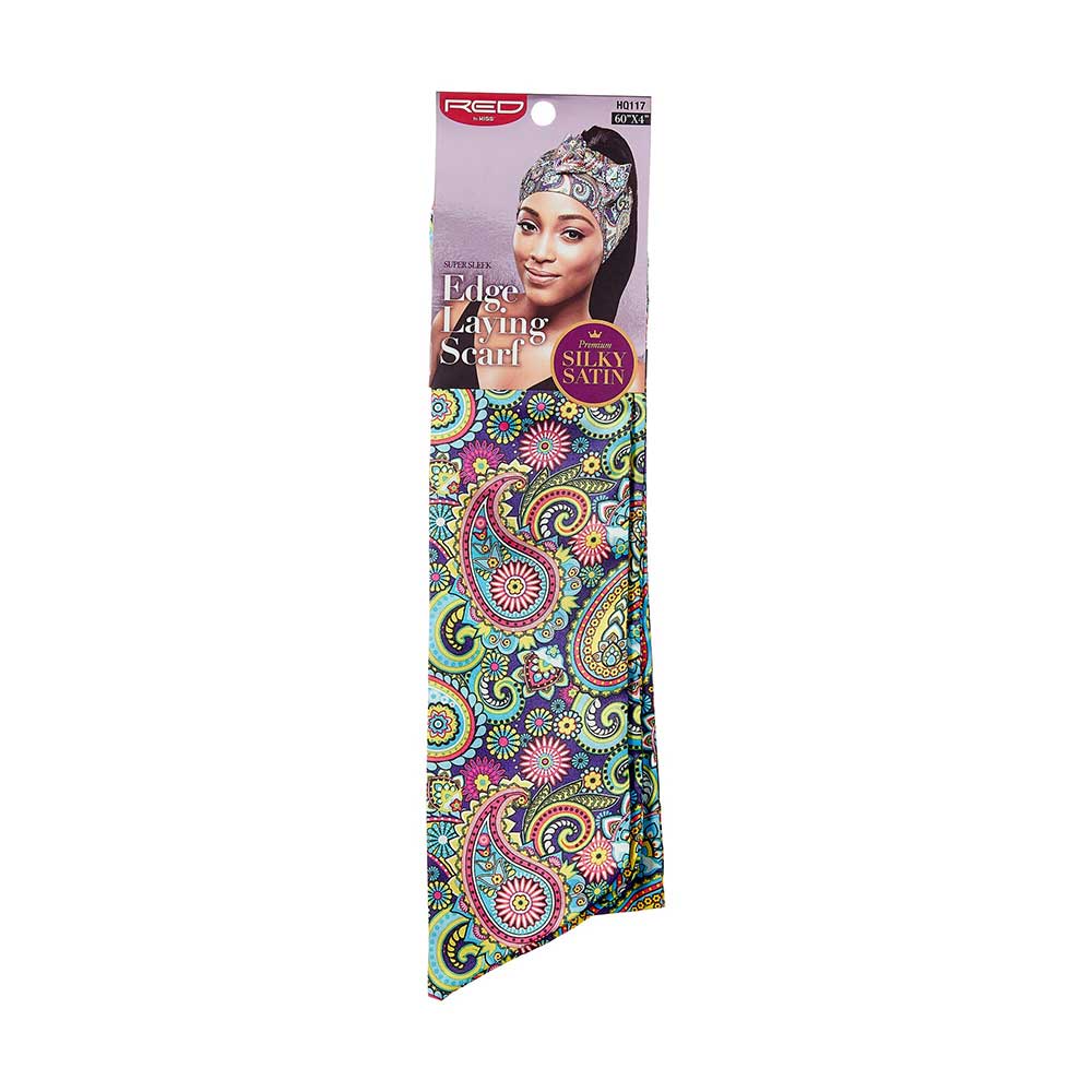 HQ117 [Paisley 2] Super Sleek Edge Laying Scarf — official pack HQ117 from ivyusa.com
