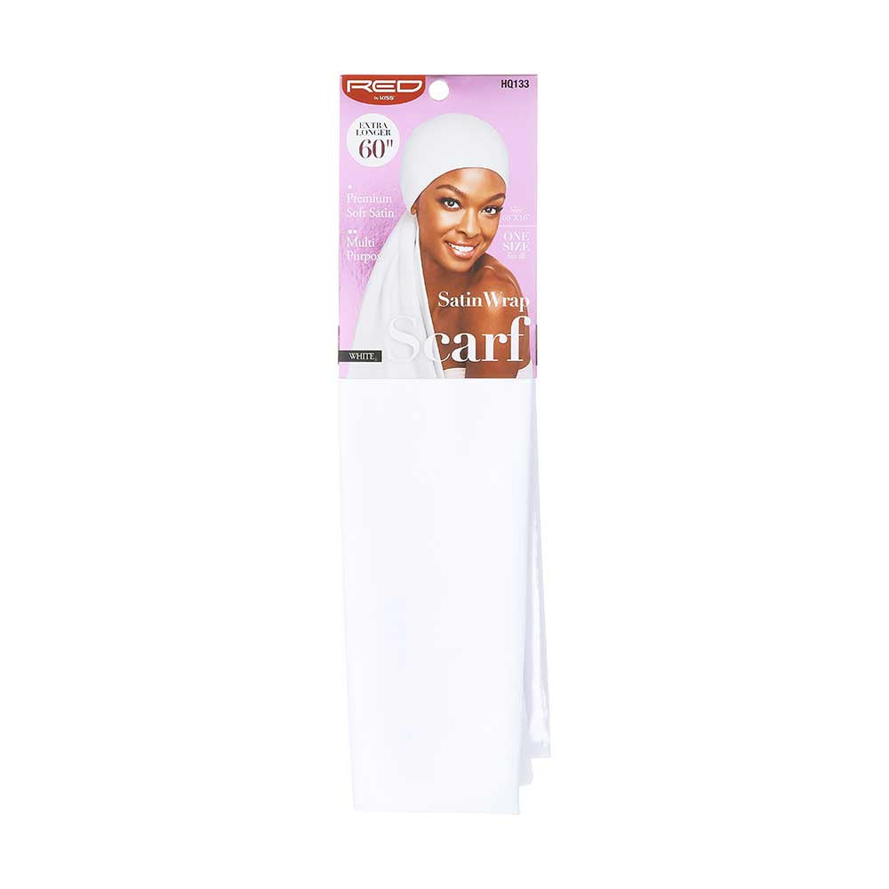 RED by KISS Silky Satin Wrap Scarf 60"X16" official pack