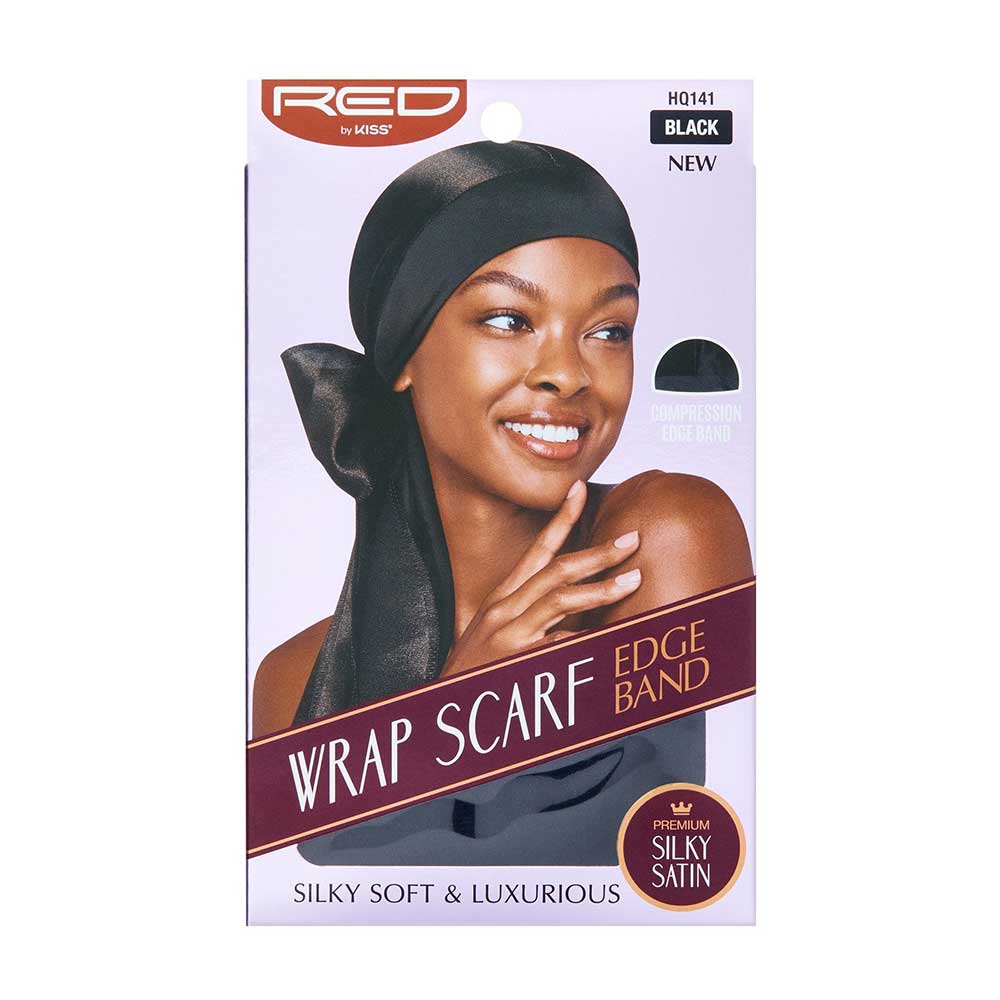 RED by KISS Edge Band Wrap Scarf - Black official pack