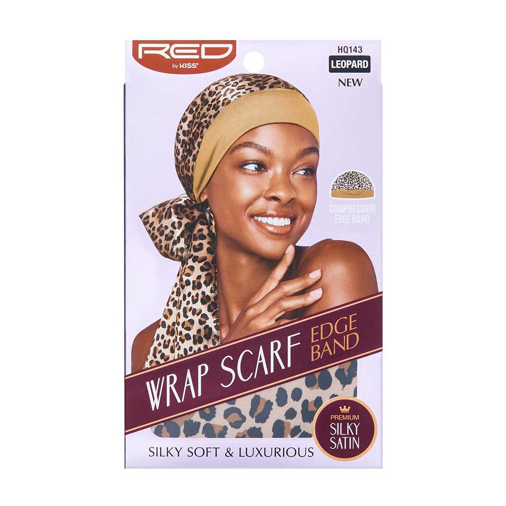 RED by KISS Edge Band Wrap Scarf - Leopard official pack