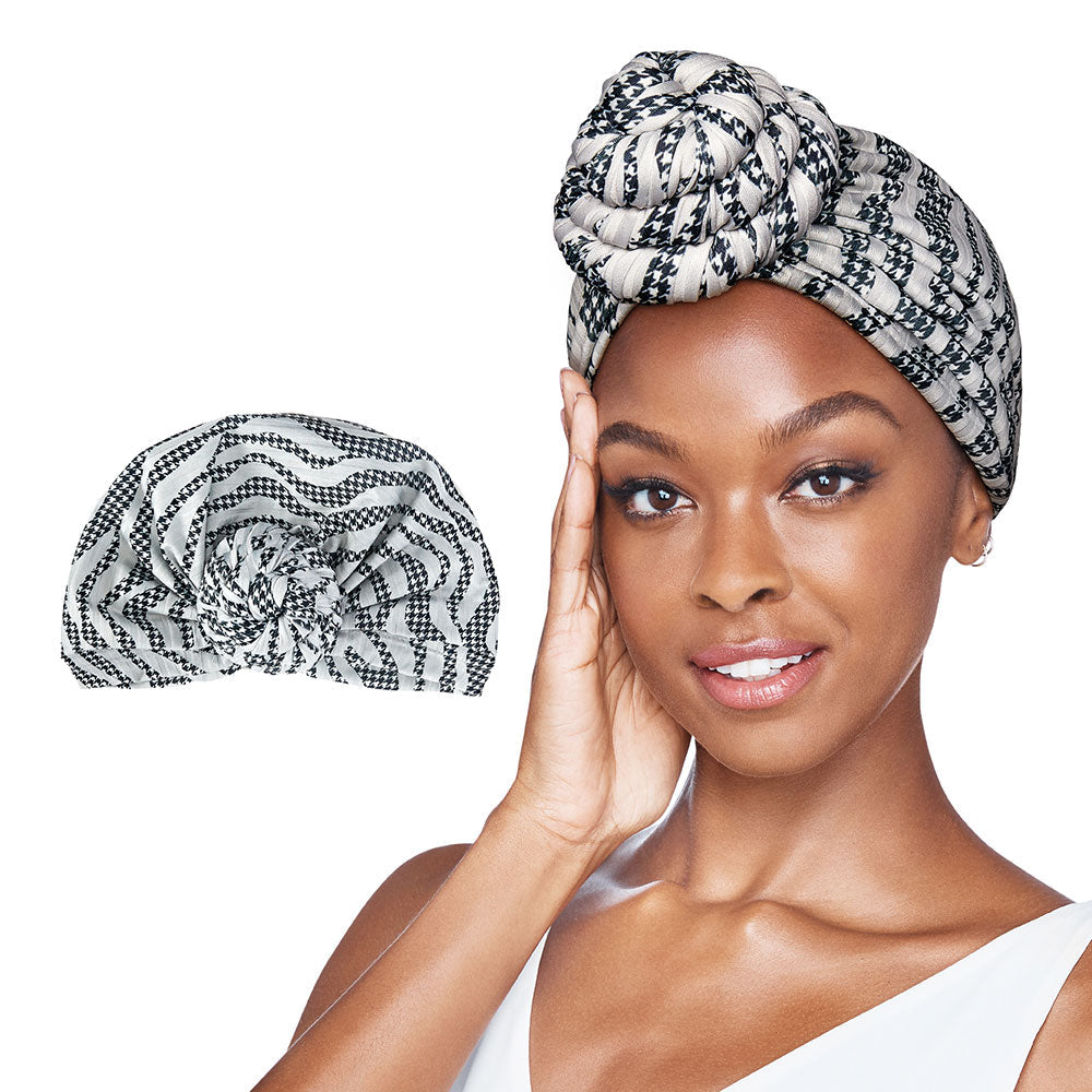 RED by KISS Glamour Premium Pre-Tied Top Knot Turban official pack