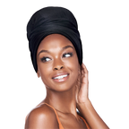 RED by KISS Comfortable & Breathable Satin-Lined Infinity Turban official pack