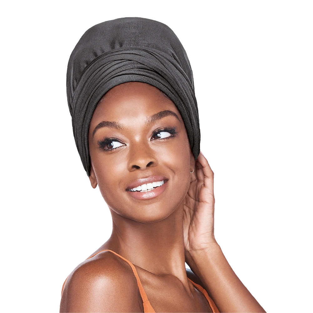 RED by KISS Comfortable & Breathable Satin-Lined Infinity Turban official pack