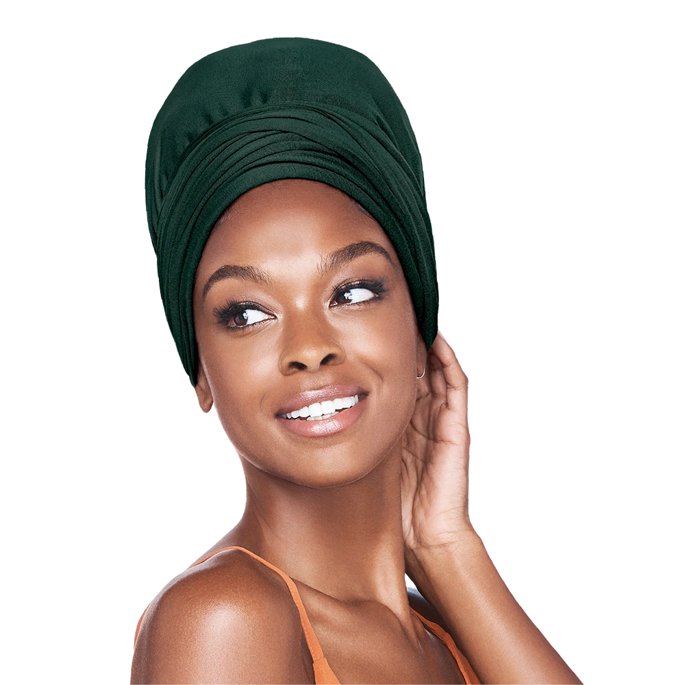 RED by KISS Comfortable & Breathable Satin-Lined Infinity Turban official pack