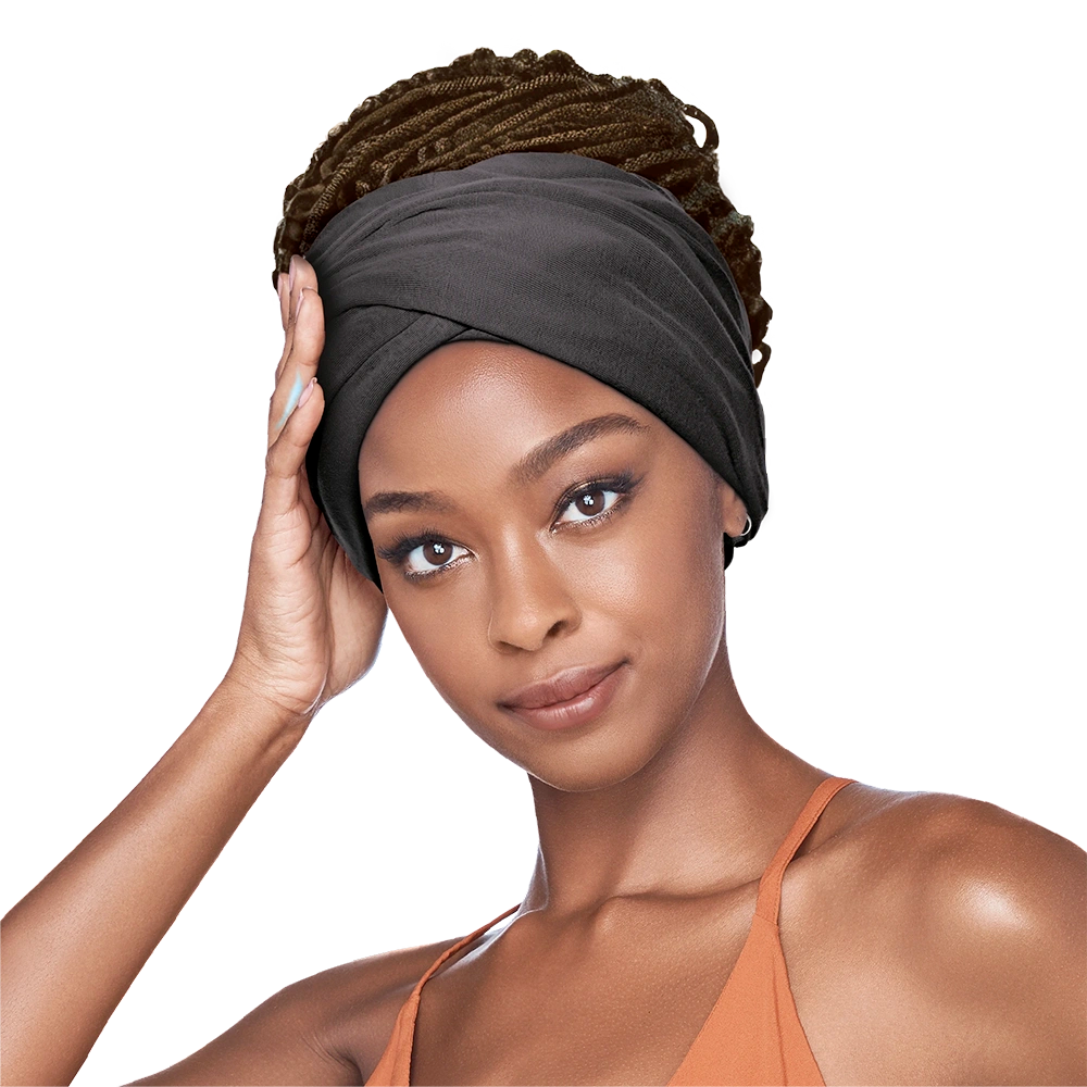 RED by KISS Comfortable & Breathable Satin-Lined Infinity Turban official pack