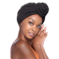 RED by KISS Stretchy Sweater Knit Hair Turban - Black official pack