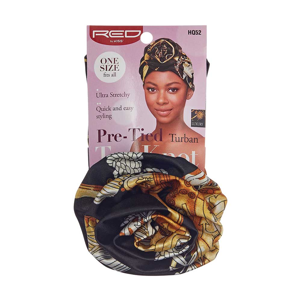 RED by KISS Top Knot Turban - Luxury official pack
