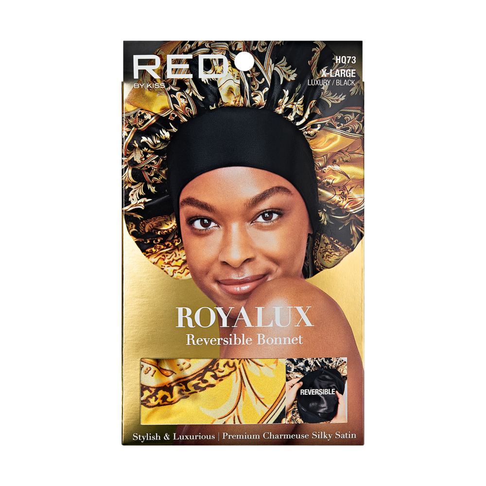 RED by KISS RoyalLux Reversible Satin Bonnet official pack