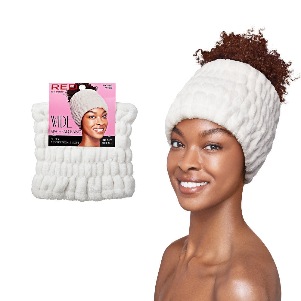 RED by KISS Extra Wide Spa Headband official pack