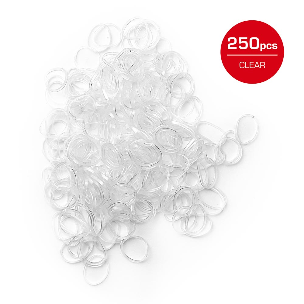 RED by KISS Plastic Elastic Hair Band (250pcs) official pack