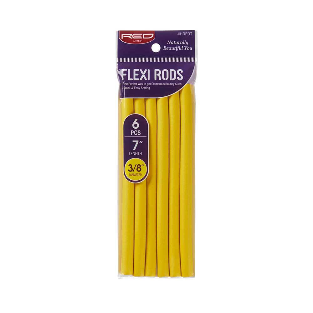 RED by KISS Flexi Rods 7" Length (6pcs) official pack