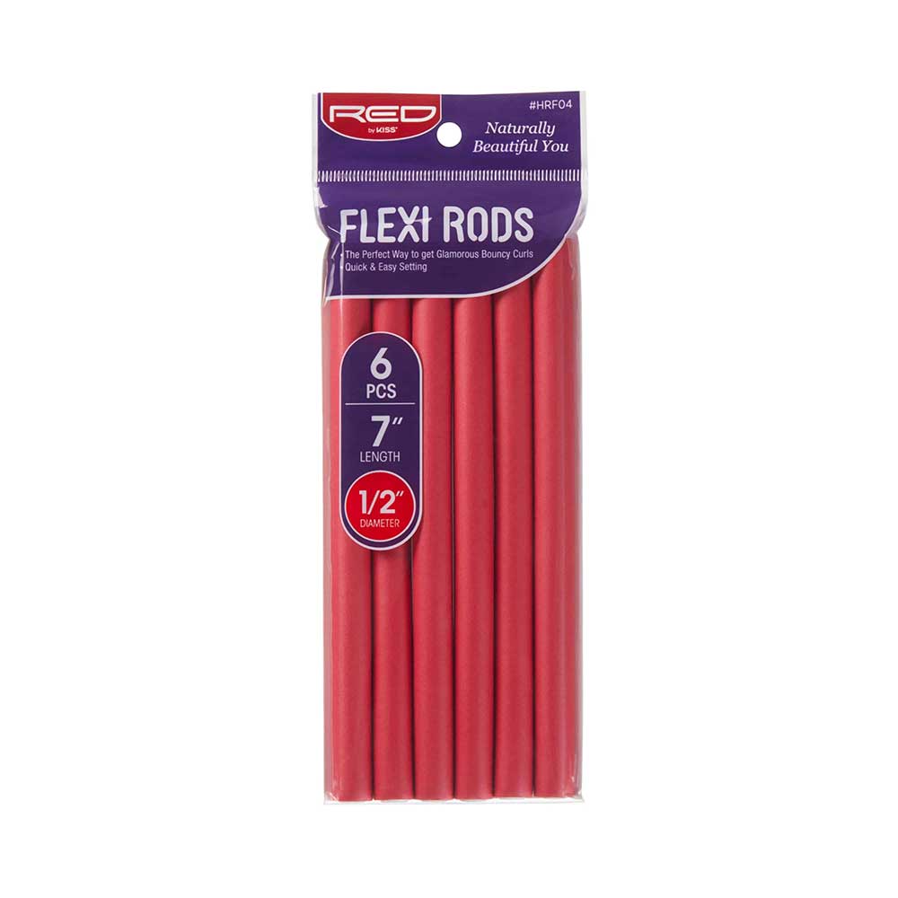 RED by KISS Flexi Rods 7" Length (6pcs) official pack