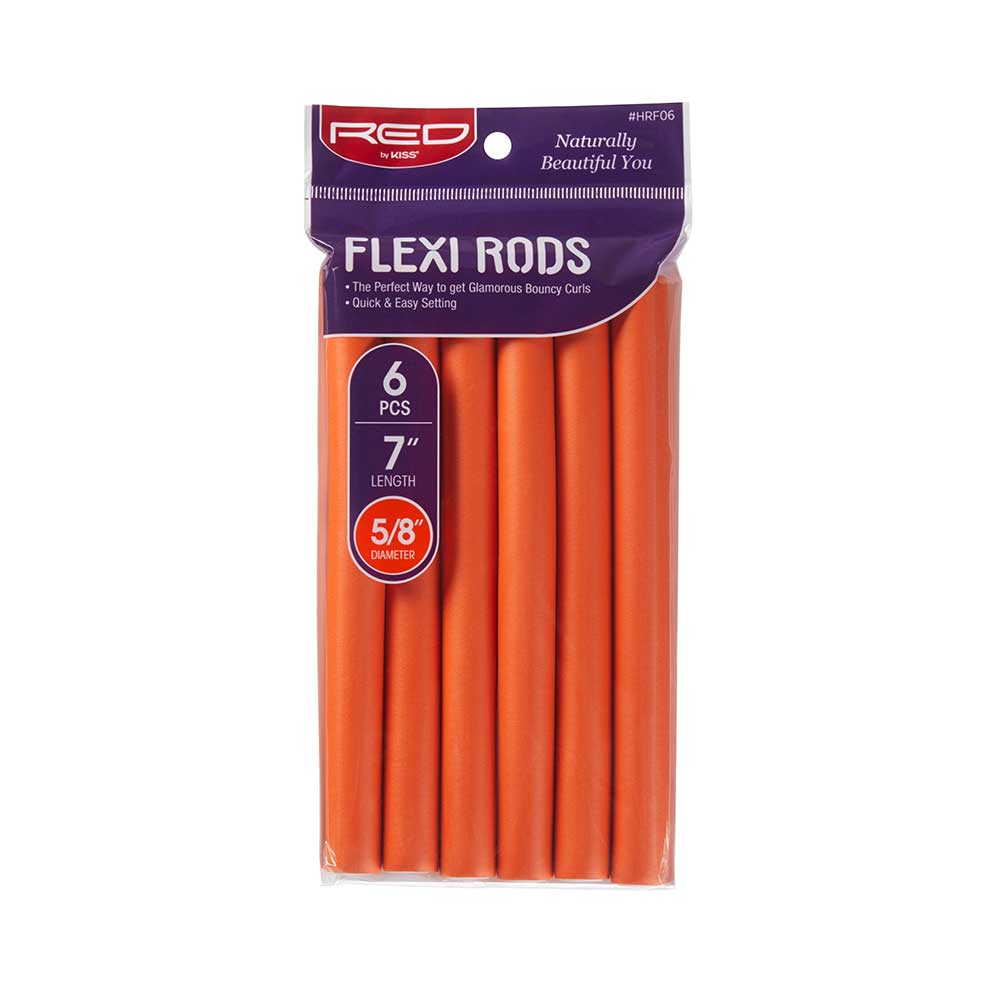 RED by KISS Flexi Rods 7" Length (6pcs) official pack