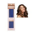 RED by KISS Heatless Curling Silky Satin Flexi Rods - 9/16 Inch-5pcs-Blue official pack