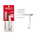 Kiss Cosmetics RED By Stainless Steel Hair Shaper With Guides #HS12 — official pack HS12 from ivyusa.com