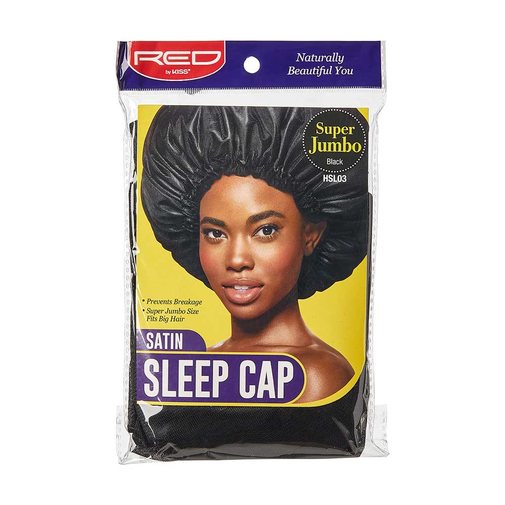 RED by KISS Silky Satin Sleep Cap - Super Jumbo official pack