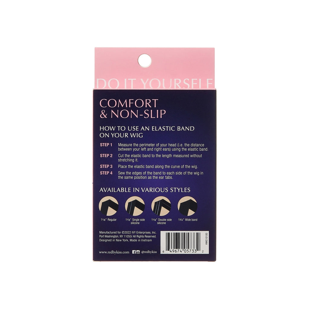 RED by KISS Elastic Wig Band with Silicone official pack