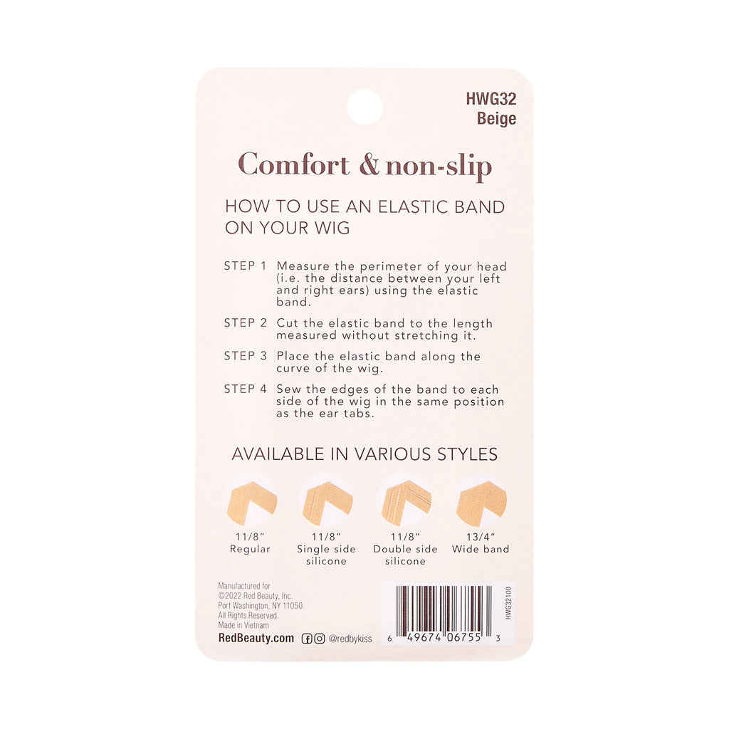 RED by KISS Elastic Wig Band official pack