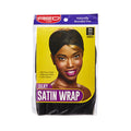 Red By Kiss Silk Satin Wrap Black Regular Size — official pack HWR01 from ivyusa.com