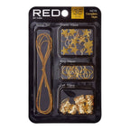 Red By Kiss Premium Braid Charm Kit 36pcs Complete Style HZ76 — official pack HZ76 from ivyusa.com