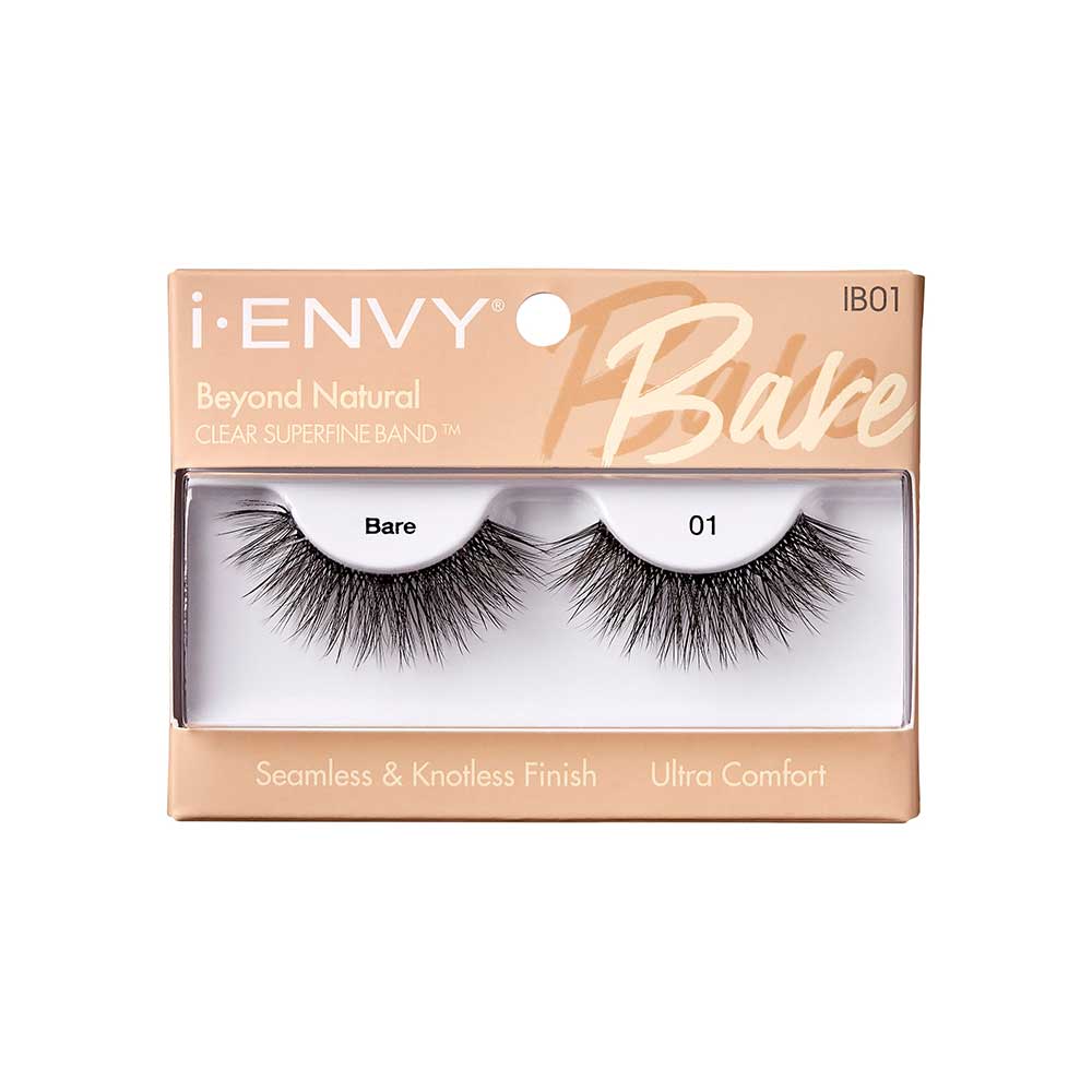 I-ENVY Bare Strip Lashes - #01 official pack