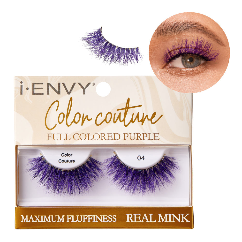 I-ENVY Color Couture Full Mink Strip Lashes - #04 official pack