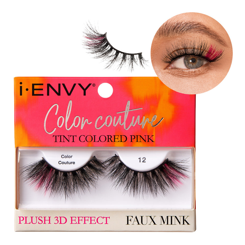 I-ENVY Color Couture Tint Faux Mink Strip Lashes - #12 official pack
