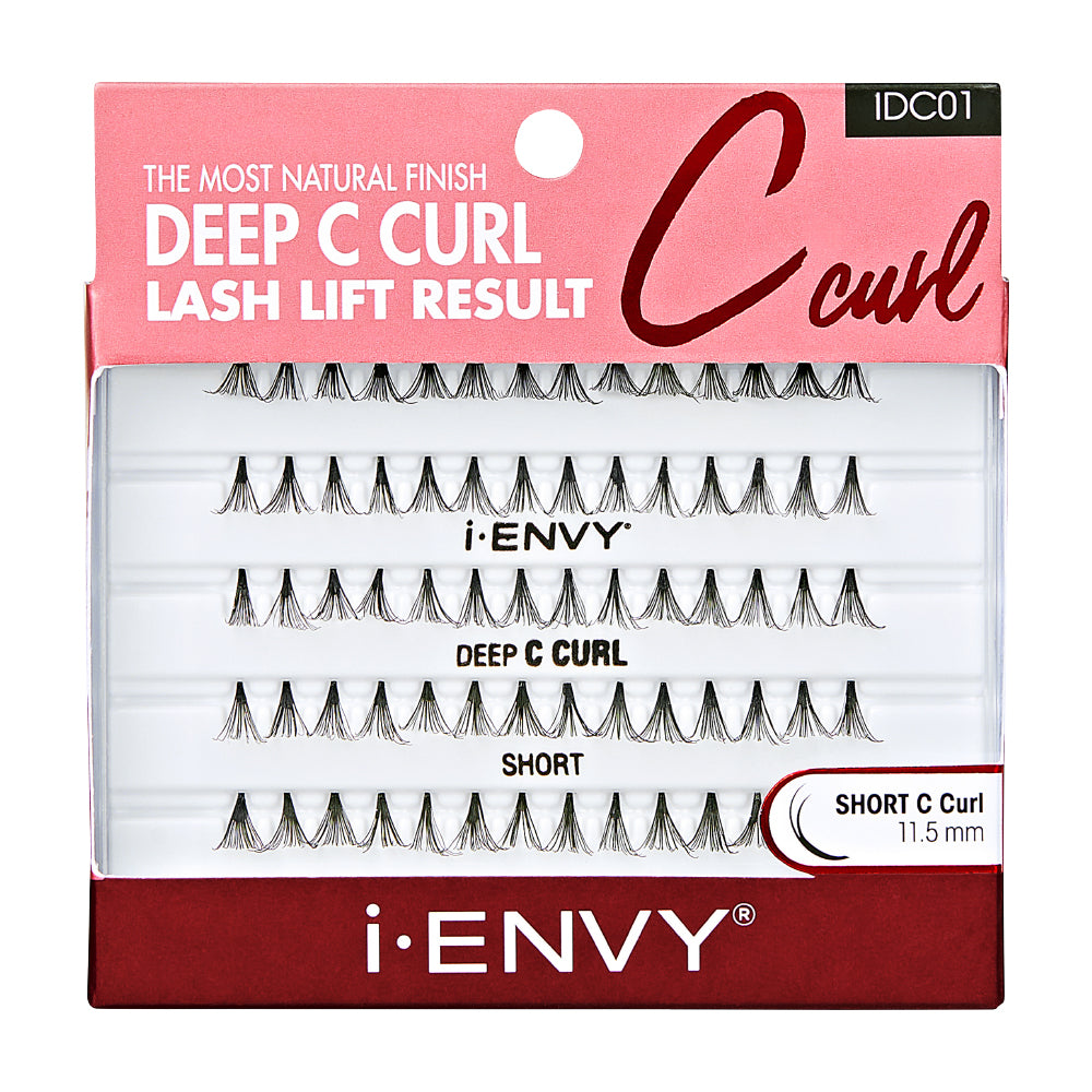 I-ENVY Deep C Curl Lashes official pack