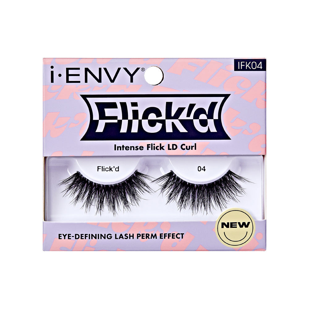 I-ENVY 3D Flick'd Strip Lashes - LD Curl official pack