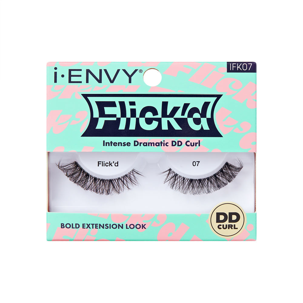 I-ENVY 3D Flick'd Strip Lashes - DD Curl official pack