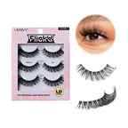 I-ENVY Flick’d LD & DD Curl Strip Lashes – 3 Pairs Fluffy Wispy Multi Pack official pack